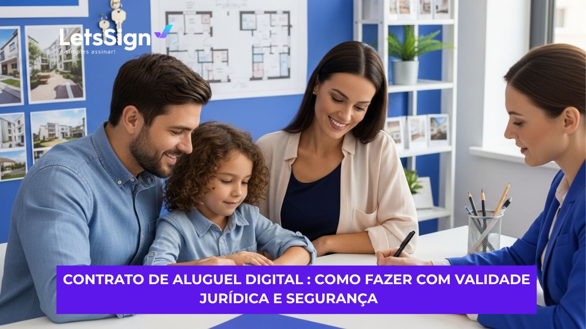 Contrato de aluguel digital